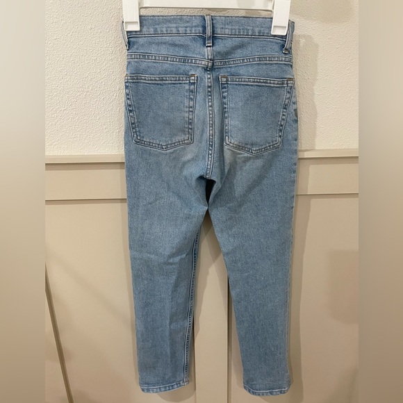 Everlane The Cheeky Jean Size 23 Crop   Light Wash - Picture 10 of 10